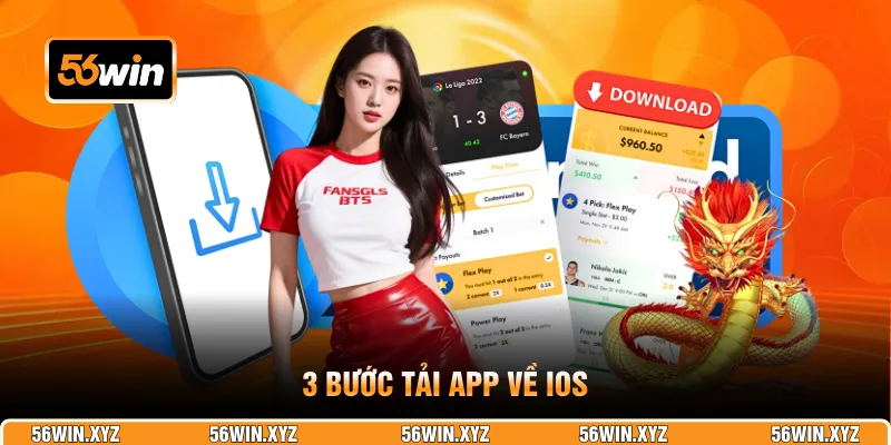 3 bước tải app về iOS